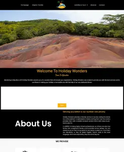 HolidayWonders website